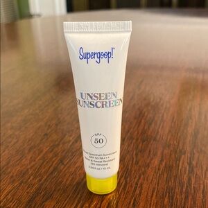 Supergoop Unseen Sunscreen SPF 50 .34 oz. Travel Sample Size